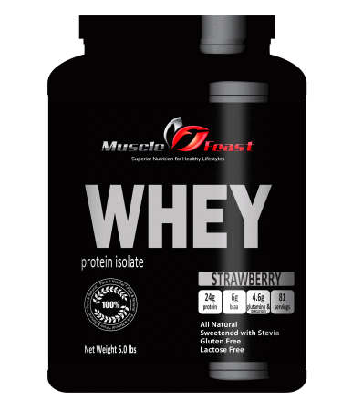 Whey Protein Isolate Strawberry 5lbs