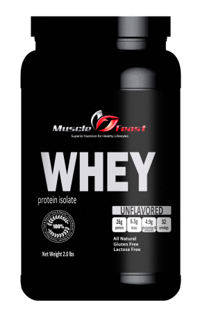 Whey Protein Isolate Unflavored 2lbs