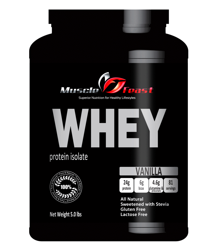 Whey Protein Isolate Vanilla 5lbs